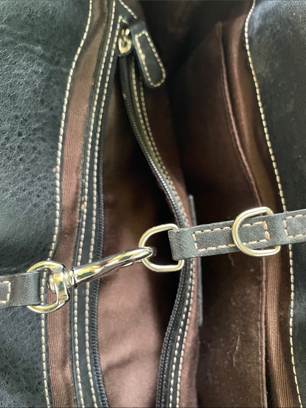 Coach Classic Tote Black Leather  Bag - Elegant Everyday Carry - Picture 11 of 11